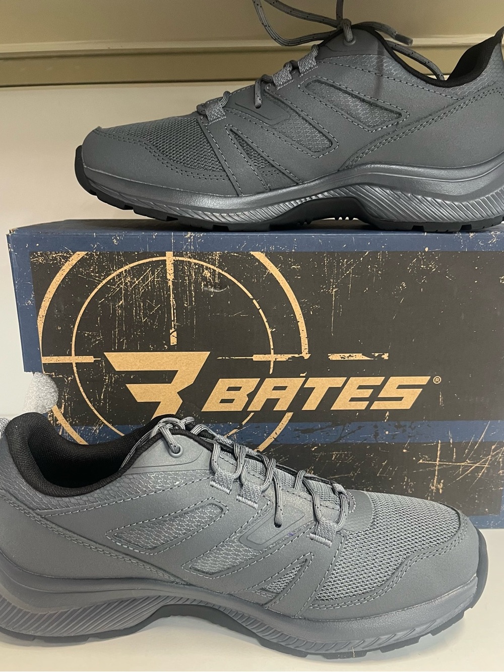 Bates RallyForce Men's Athletic Shoe - Gunmetal/Black - Picture 5 of 5